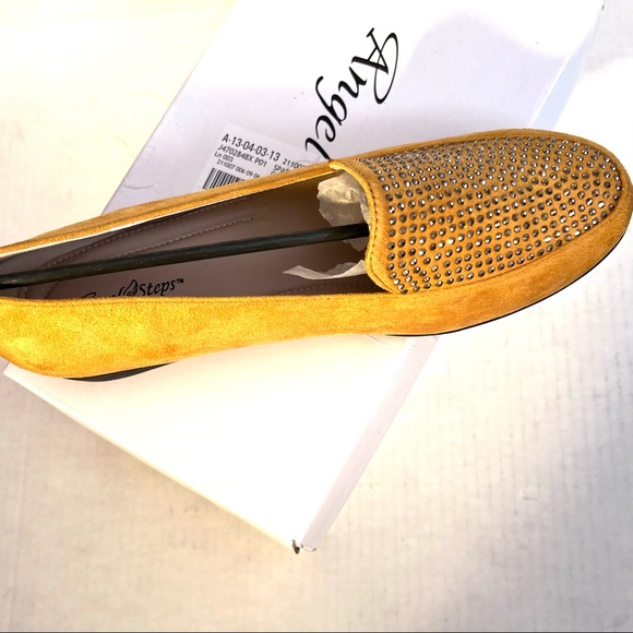 Angel Steps Wide Width Embellished Loafers - Picture 8 of 14